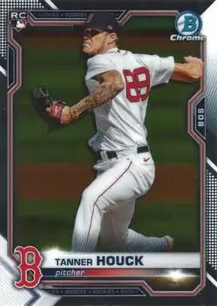 2021 Bowman Chrome #13 - Tanner Houck - Boston Red Sox