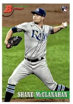 2021 Bowman Heritage #10 - Shane McClanahan - Tampa Bay Rays