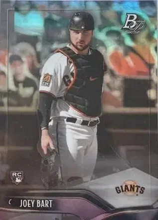 2021 Bowman Platinum #14b - Joey Bart - San Francisco Giants