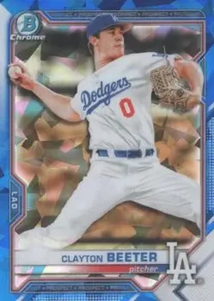 2021 Bowman Sapphire Edition #BCP-16 - Clayton Beeter - Los Angeles Dodgers