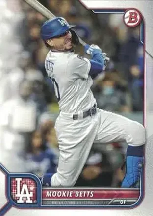 2022 Bowman #25 - Mookie Betts - Los Angeles Dodgers