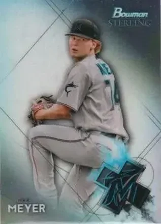 2021 Bowman Sterling #BSP-17 - Max Meyer - Miami Marlins