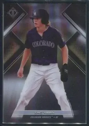 2021 Bowman Transcendent Collection #16 - Zac Veen - Colorado Rockies