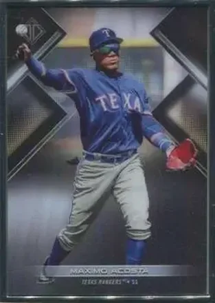 2021 Bowman Transcendent Collection #18 - Maximo Acosta - Texas Rangers