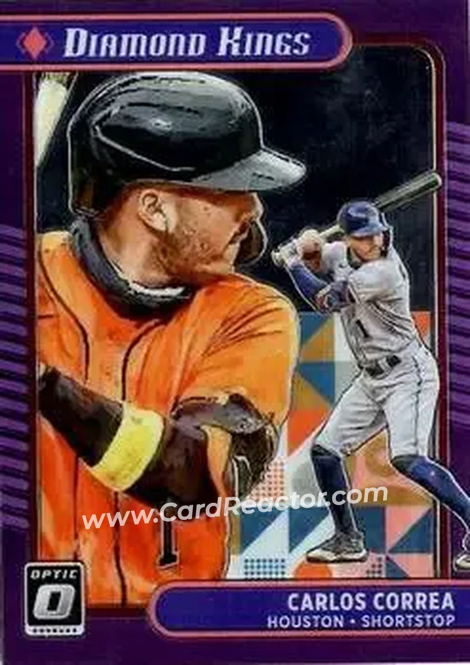 2021 Donruss Optic #12 - Carlos Correa - Houston Astros - Front
