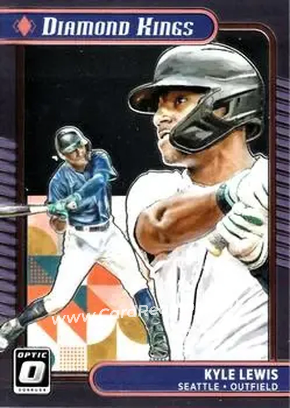 2021 Donruss Optic #13 - Kyle Lewis - Seattle Mariners - Front