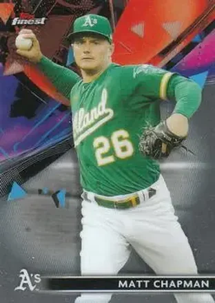 2021 Finest #12 - Matt Chapman - Oakland Athletics