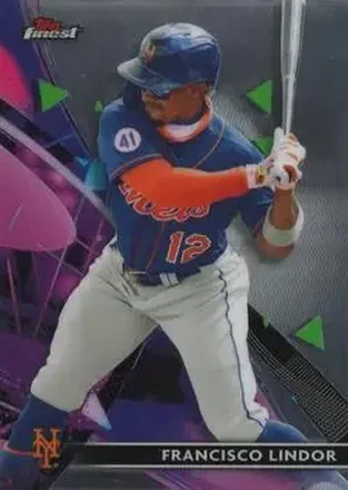 2021 Finest #18 - Francisco Lindor - New York Mets