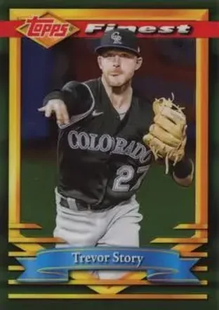 2021 Finest Flashbacks #13 - Trevor Story - Colorado Rockies