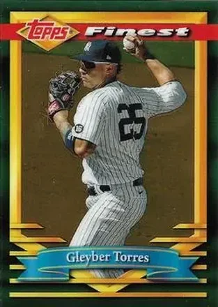 2021 Finest Flashbacks #15 - Gleyber Torres - New York Yankees