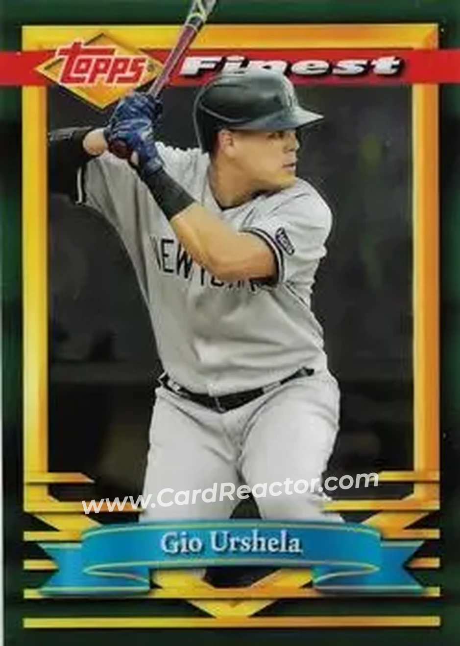 2021 Finest Flashbacks #16 - Gio Urshela - New York Yankees - Front