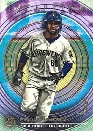 2022 Bowman Inception #24 - Felix Valerio - Milwaukee Brewers