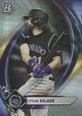 2022 Bowman Platinum #25 - Ryan Vilade - Colorado Rockies