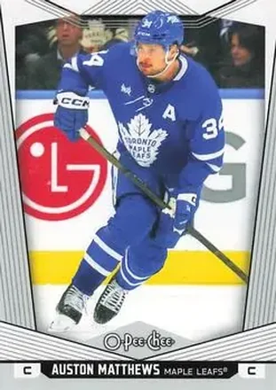 2024-25 O-Pee-Chee #7 - Auston Matthews - Toronto Maple Leafs