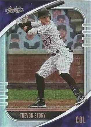 2021 Panini Absolute - Holo Silver #11 - Trevor Story - Colorado Rockies