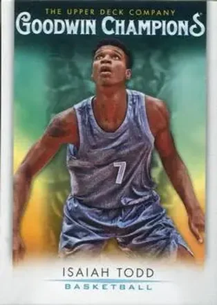 2021 Upper Deck Goodwin Champions #4 - Isaiah Todd