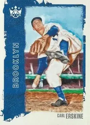 2021 Panini Diamond Kings #15 - Carl Erskine - Brooklyn Dodgers