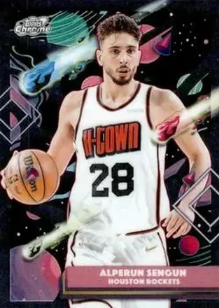2025-26 Topps Chrome Cosmic #44 - Alperen Sengun - Houston Rockets