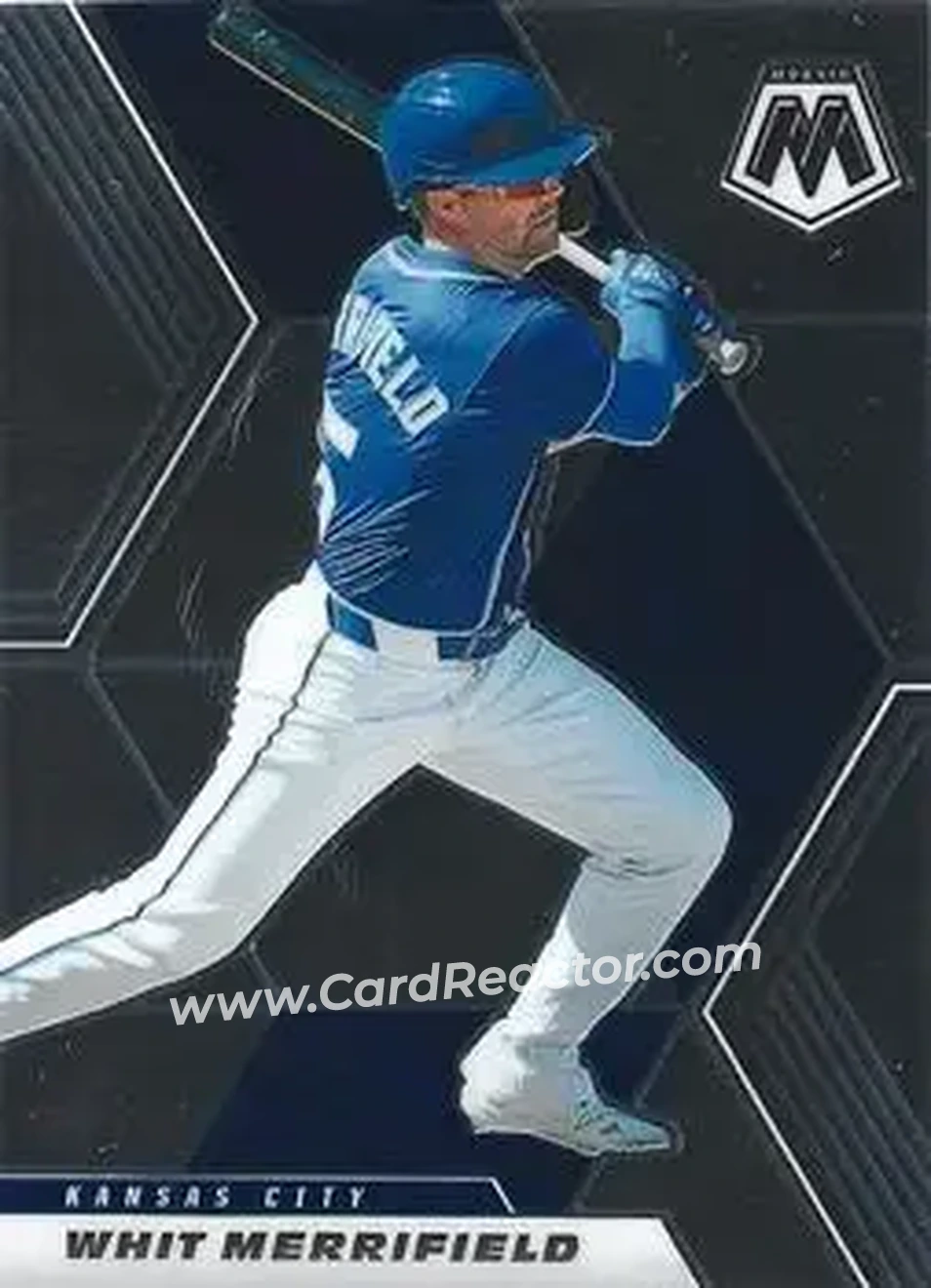 2021 Panini Mosaic #14 - Whit Merrifield - Kansas City Royals - Front
