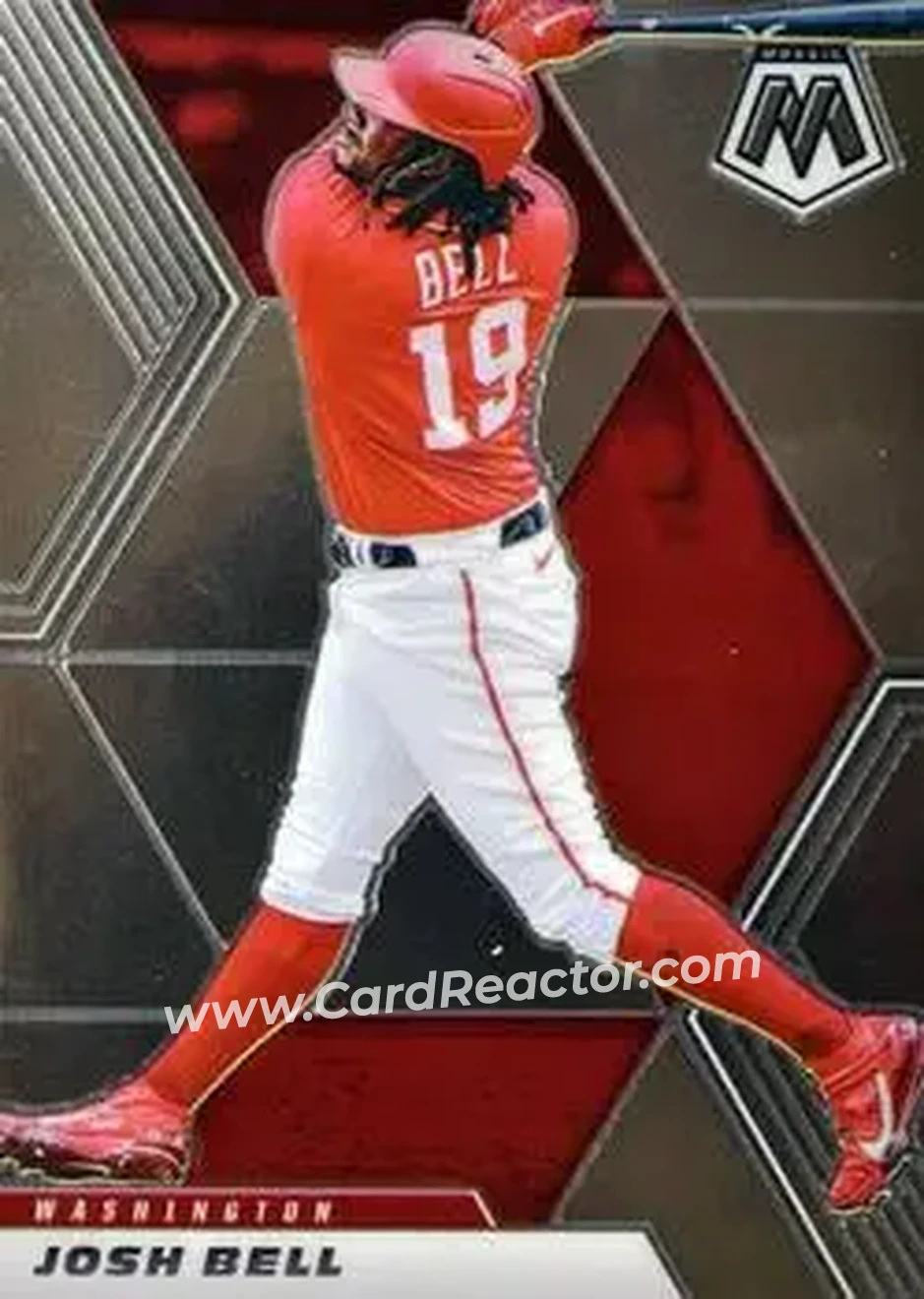 2021 Panini Mosaic #15 - Josh Bell - Washington Nationals - Front 2021 Panini Mosaic #15 - Josh Bell - Washington Nationals - Front