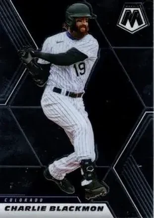 2021 Panini Mosaic #19 - Charlie Blackmon - Colorado Rockies