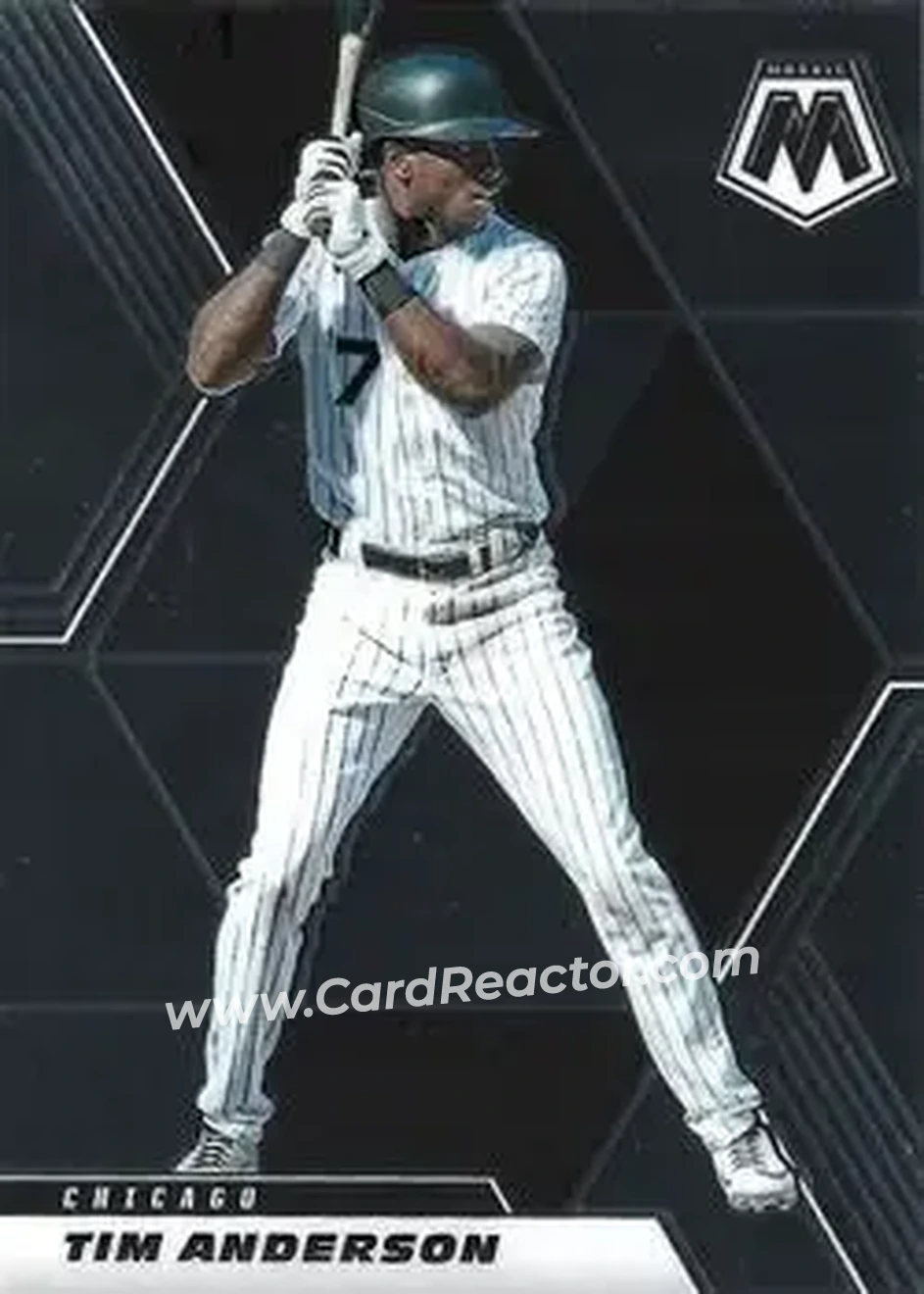 2021 Panini Mosaic #20 - Tim Anderson - Chicago White Sox - Front
