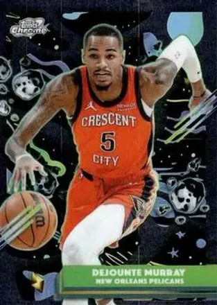 2025-26 Topps Chrome Cosmic #45 - Dejounte Murray - New Orleans Pelicans