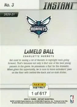 Back of LaMelo Ball