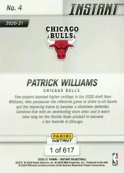 Back of Patrick Williams
