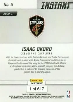 Back of Isaac Okoro