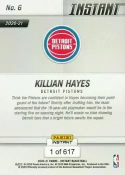 Back of Killian Hayes