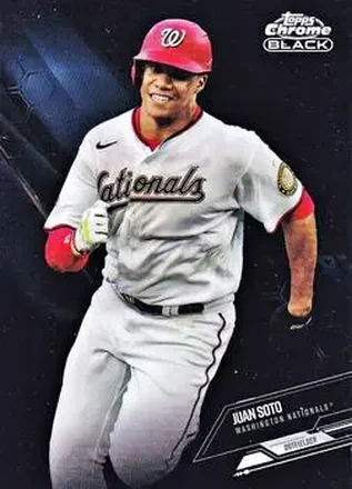 2021 Topps Chrome Black #15 - Juan Soto - Washington Nationals