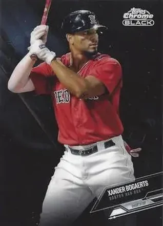 2021 Topps Chrome Black #18 - Xander Bogaerts - Boston Red Sox