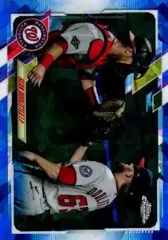 2021 Topps Chrome Sapphire Edition feature card