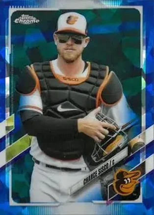2021 Topps Chrome Update Sapphire Edition #US13 - Chance Sisco - Baltimore Orioles