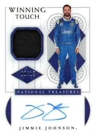 2021 Panini National Treasures - Winning Touch #WT-JJ - Jimmie Johnson - Hendrick Motorsports