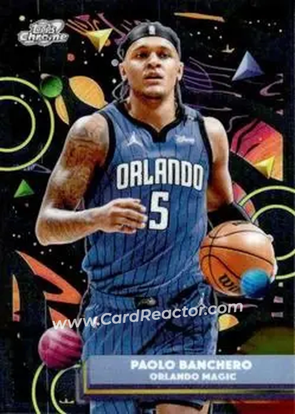 2025-26 Topps Chrome Cosmic #47 - Paolo Banchero - Orlando Magic - Front