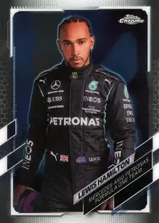 2021 Topps Chrome Formula 1 #1a - Lewis Hamilton - Mercedes-AMG Petronas F1