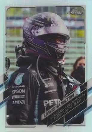 2021 Topps Chrome Formula 1 #1b - Lewis Hamilton - Mercedes-AMG Petronas F1