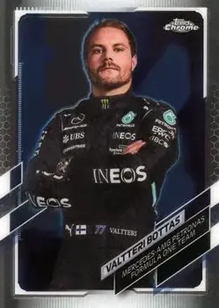 2021 Topps Chrome Formula 1 #2a - Valtteri Bottas - Mercedes-AMG Petronas F1
