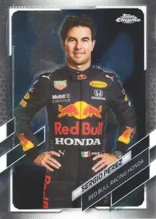 2021 Topps Chrome Formula 1 #4 - Sergio Perez - Red Bull Racing