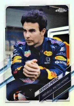 2021 Topps Chrome Formula 1 #4b - Sergio Perez - Red Bull Racing