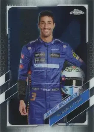 2021 Topps Chrome Formula 1 #5 - Daniel Ricciardo - McLaren F1