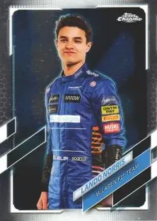 2021 Topps Chrome Formula 1 #6 - Lando Norris - McLaren F1