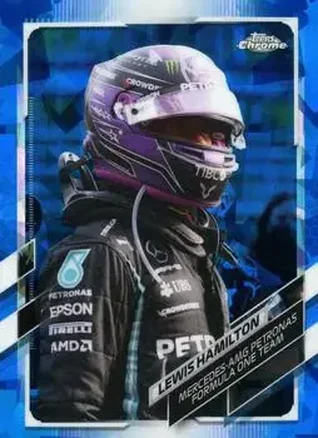 2021 Topps Chrome Sapphire Edition Formula 1 #1b - Lewis Hamilton - Mercedes-AMG Petronas F1
