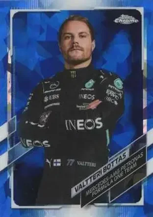 2021 Topps Chrome Sapphire Edition Formula 1 #2 - Valtteri Bottas - Mercedes-AMG Petronas F1