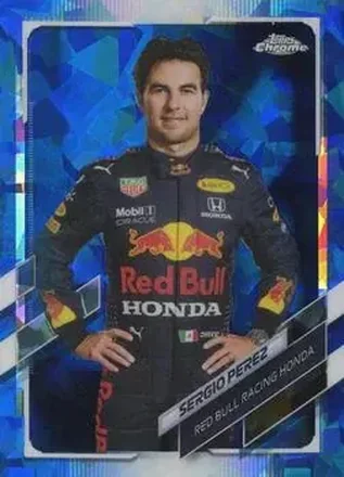 2021 Topps Chrome Sapphire Edition Formula 1 #4 - Sergio Perez - Red Bull Racing