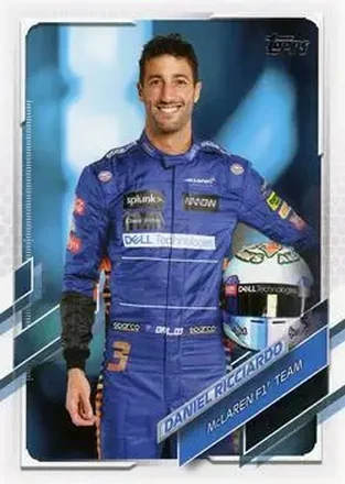 2021 Topps Formula 1 #5 - Daniel Ricciardo - McLaren F1