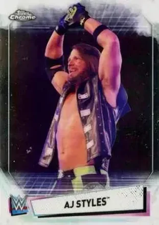 2021 Topps Chrome WWE #1 - AJ Styles