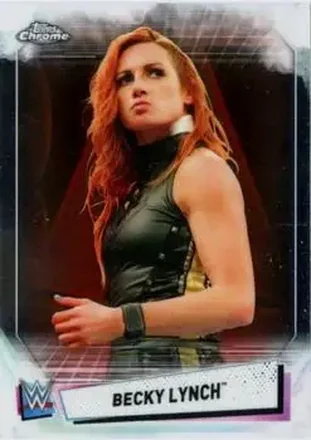 2021 Topps Chrome WWE #8 - Becky Lynch